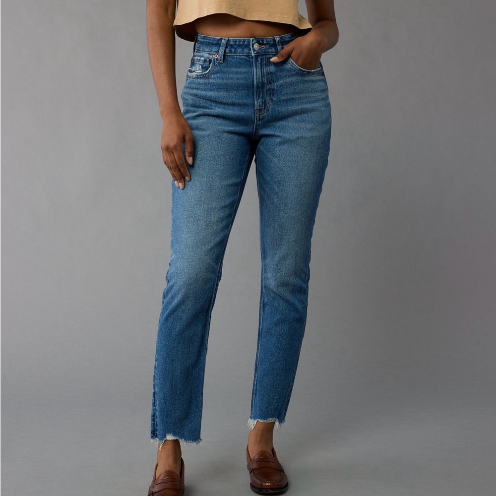 AE Strigid Mom Jeans